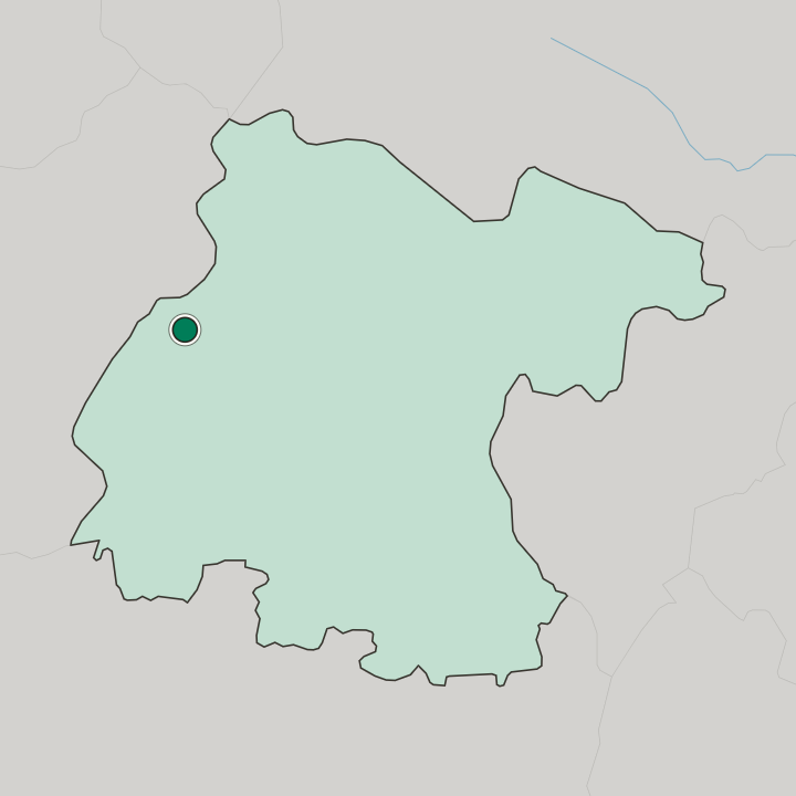 Map showing León de los Aldama — In Estado de Guanajuato