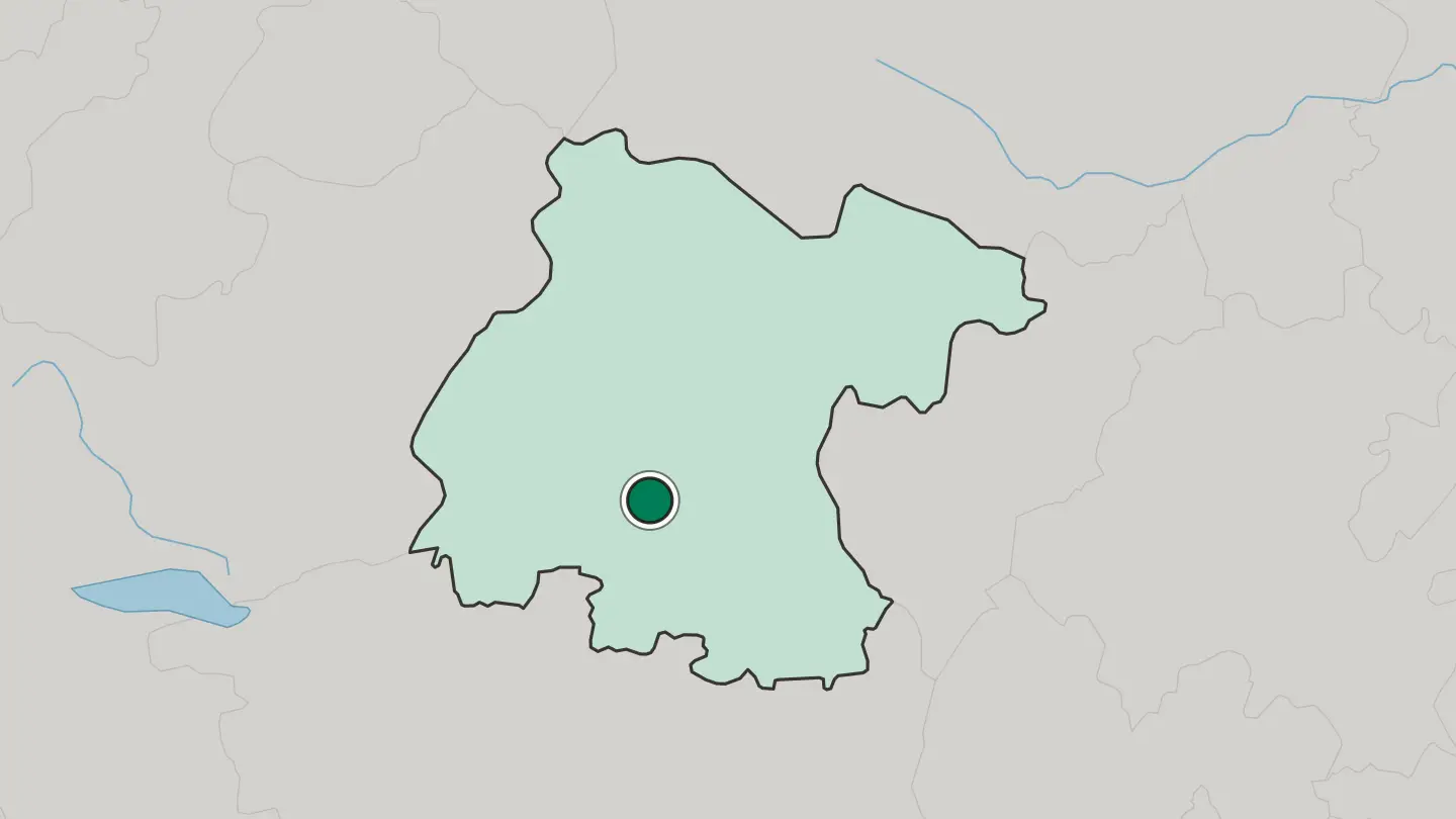 Map of Salamanca in Mexico