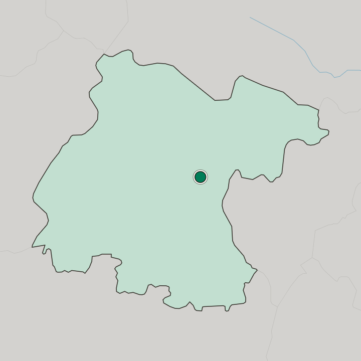 Map showing San Miguel de Allende — In Estado de Guanajuato