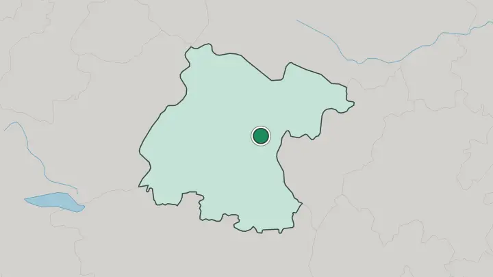 Map of San Miguel de Allende in Mexico