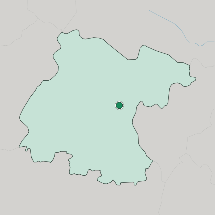 Map showing San Miguel de Allende — In Estado de Guanajuato