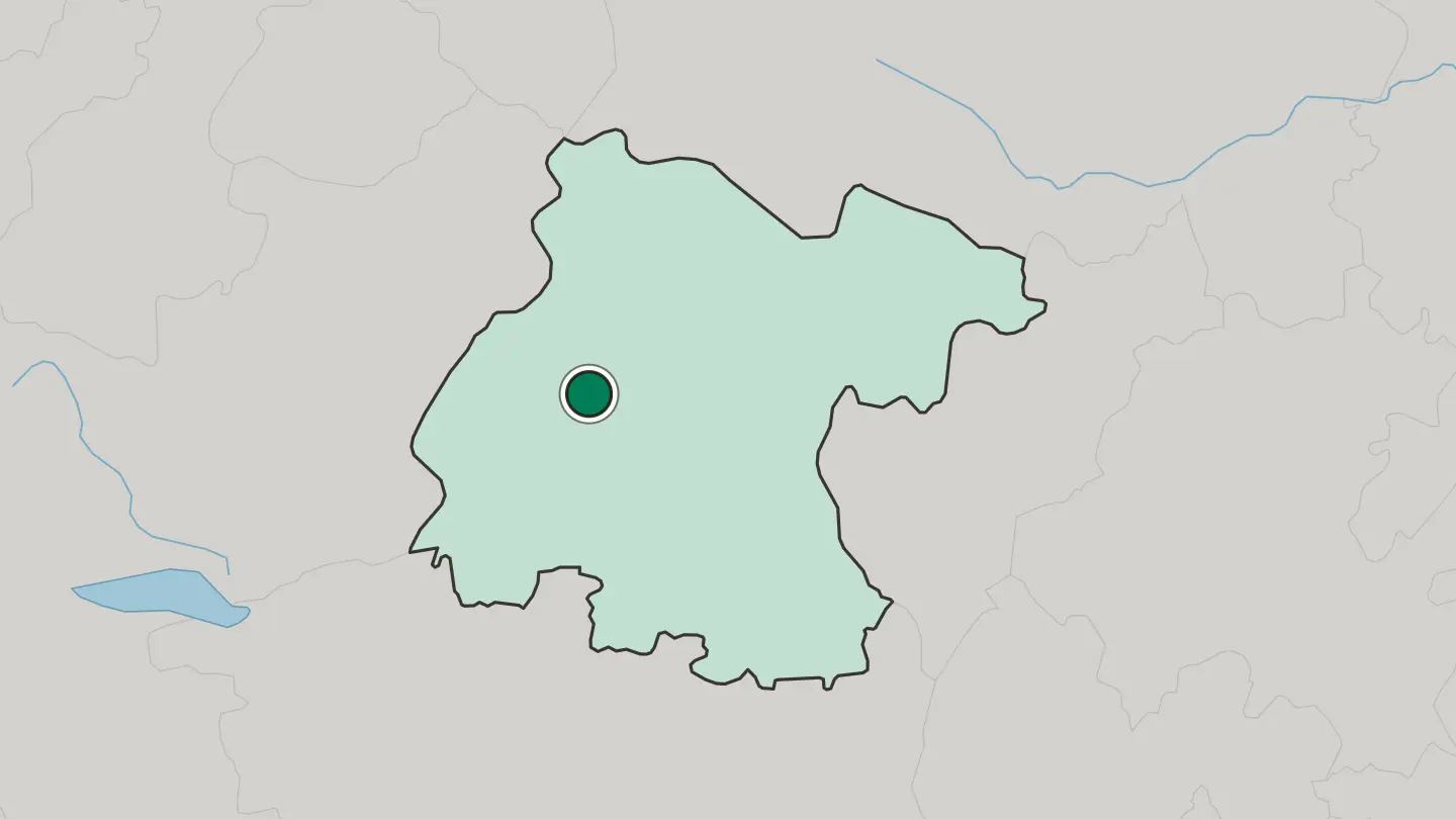 Map of Silao de la Victoria in Mexico