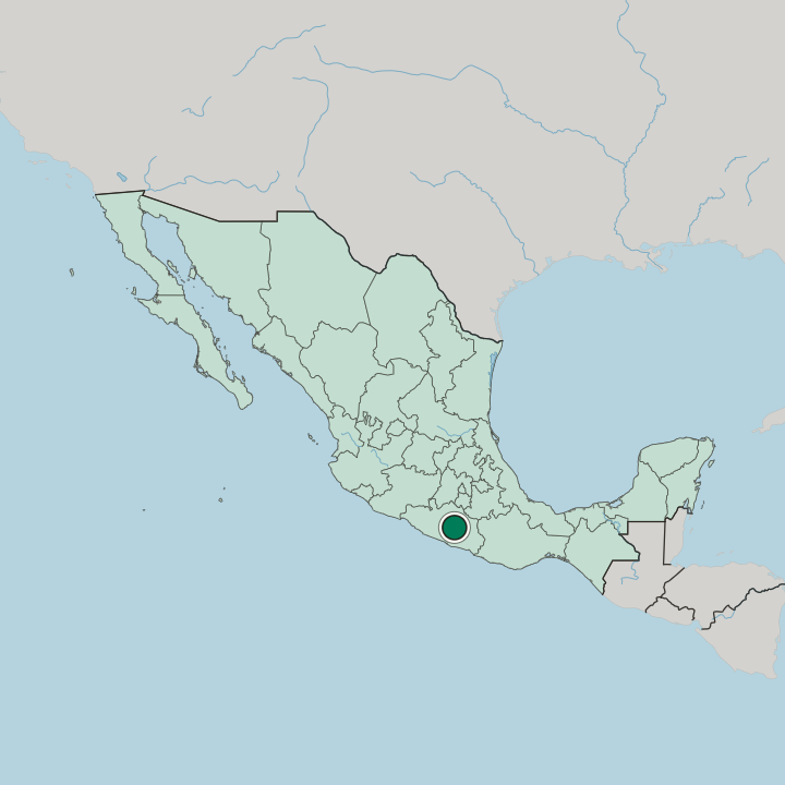 Map showing Chilpancingo — In Mexico