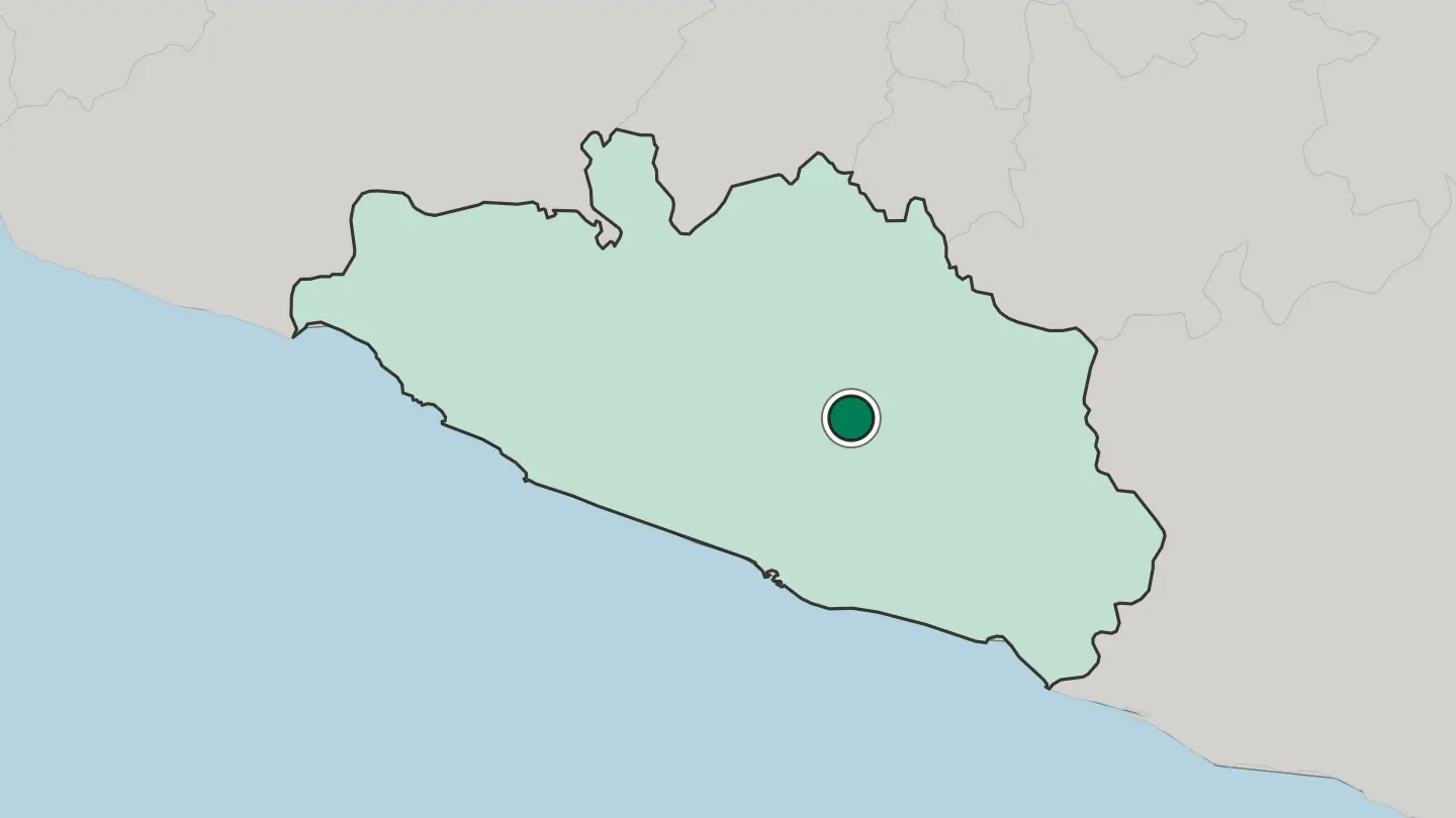 Map of Chilpancingo in Mexico