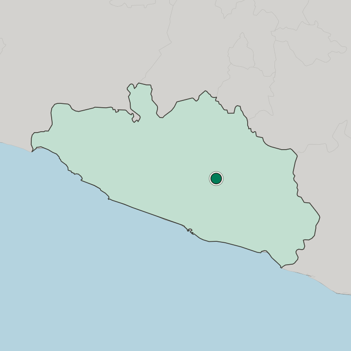 Map showing Chilpancingo — In Estado de Guerrero