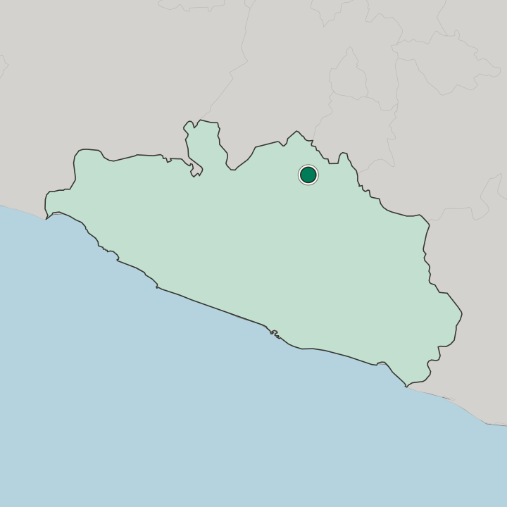 Map showing Iguala de la Independencia — In Estado de Guerrero