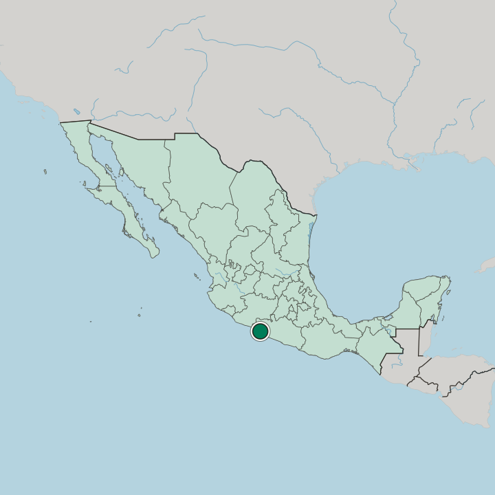 Map showing Ixtapa-Zihuatanejo — In Mexico