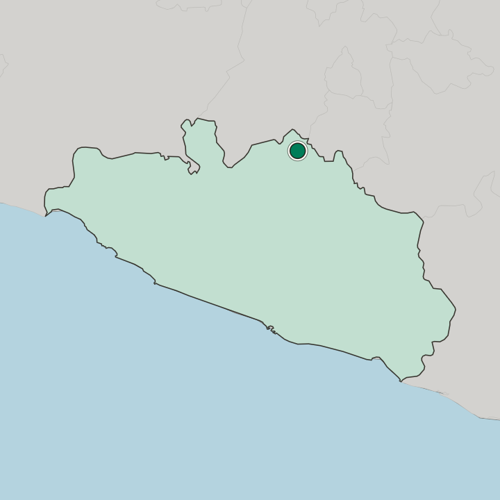 Map showing Taxco de Alarcón — In Estado de Guerrero