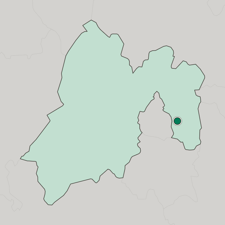 Map showing Chalco — In Estado de México