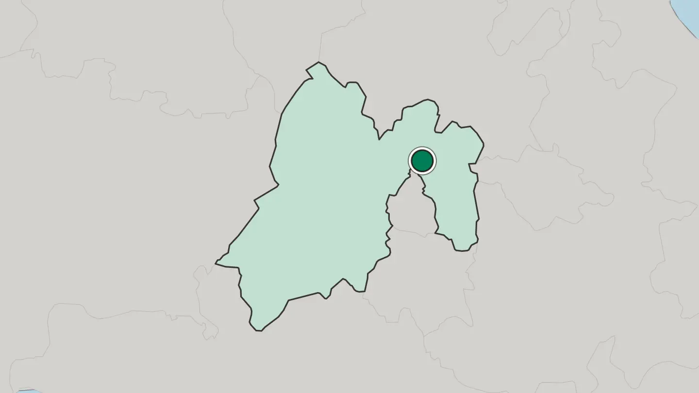 Map of Ecatepec de Morelos in Mexico