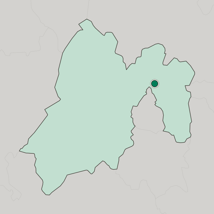 Map showing Ecatepec de Morelos — In Estado de México