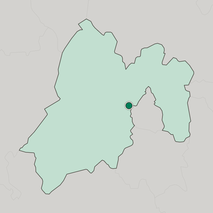 Map showing Huixquilucan — In Estado de México