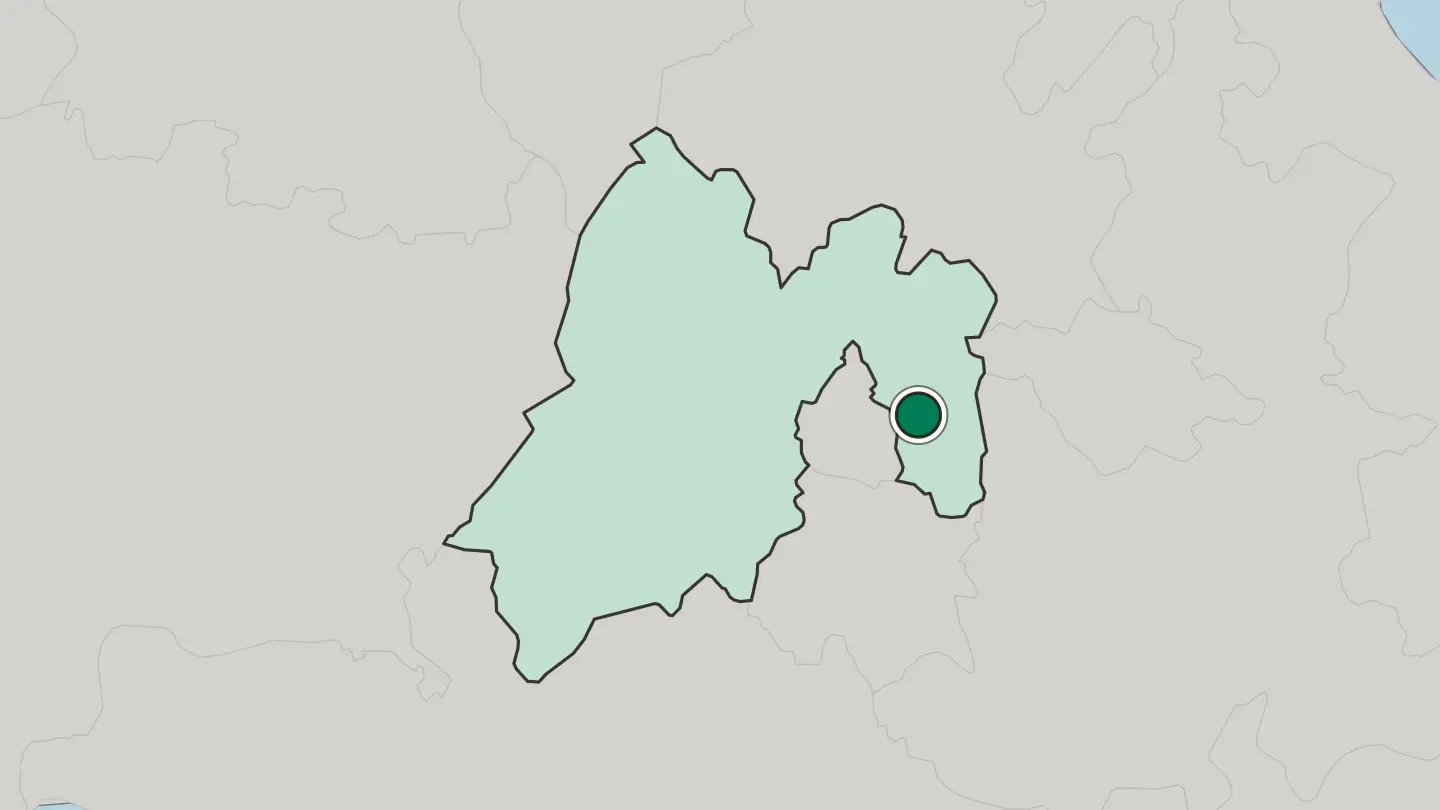 Map of Ixtapaluca in Mexico