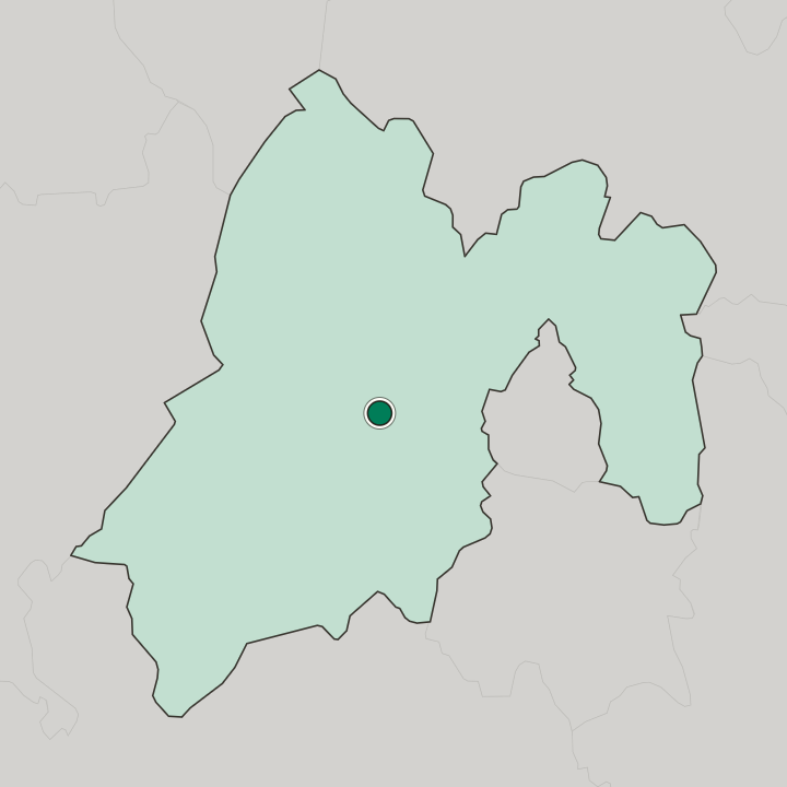 Map showing Toluca — In Estado de México