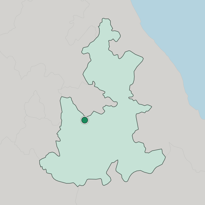 Map showing Puebla — In Estado de Puebla
