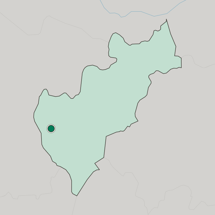 Map showing Santiago de Querétaro — In Estado de Querétaro
