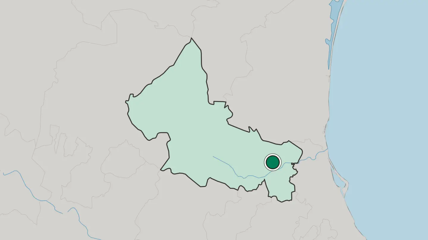 Map of Ciudad Valles in Mexico