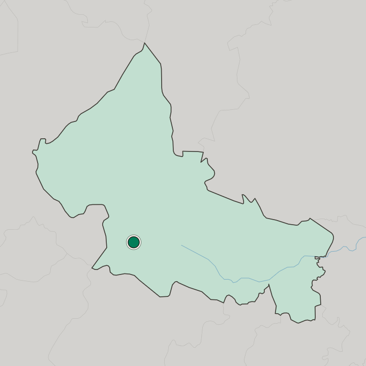 Map showing San Luis Potosí — In Estado de San Luis Potosí