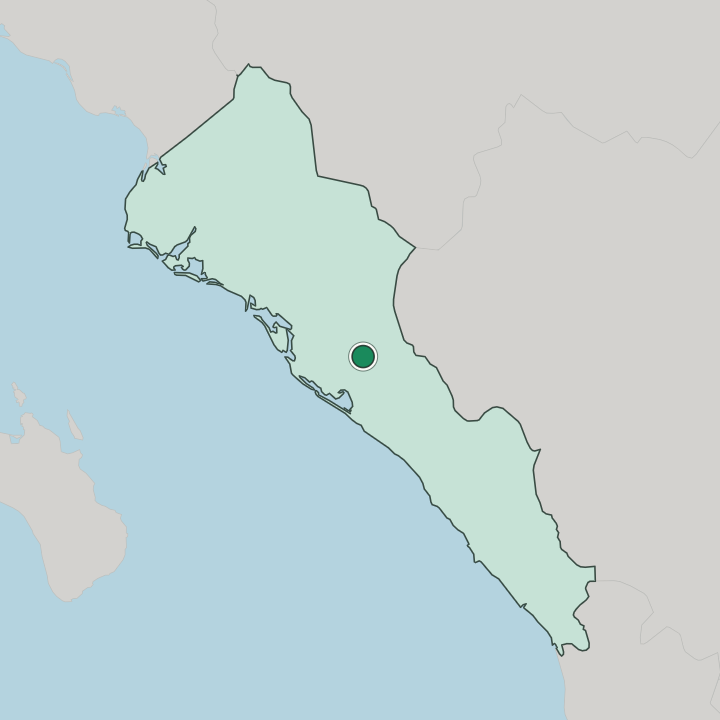 Map showing Culiacán — In Estado de Sinaloa