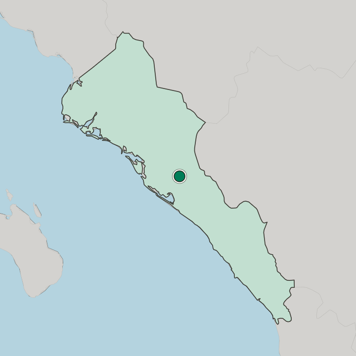 Map showing Culiacán — In Estado de Sinaloa
