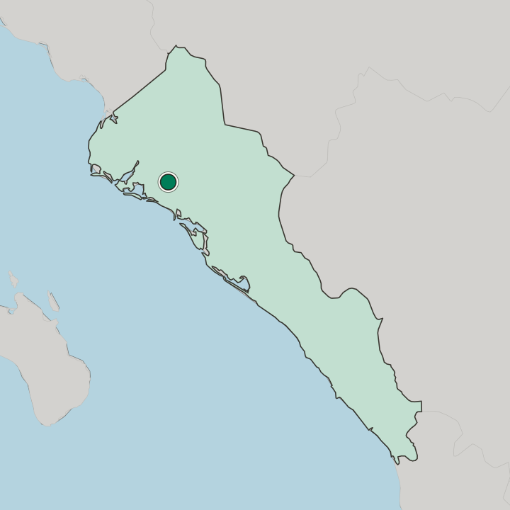 Map showing Guasave — In Estado de Sinaloa