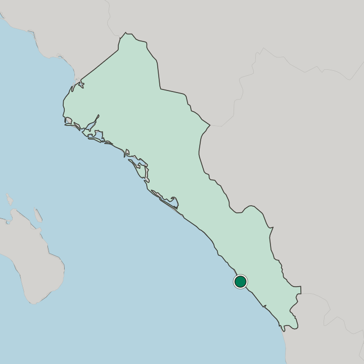 Map showing Mazatlán — In Estado de Sinaloa