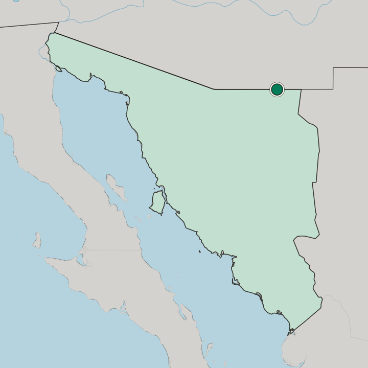 Map showing Agua Prieta — In Estado de Sonora