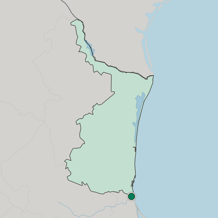 Map showing Tampico — In Estado de Tamaulipas