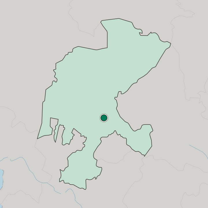 Map showing Zacatecas — In Estado de Zacatecas