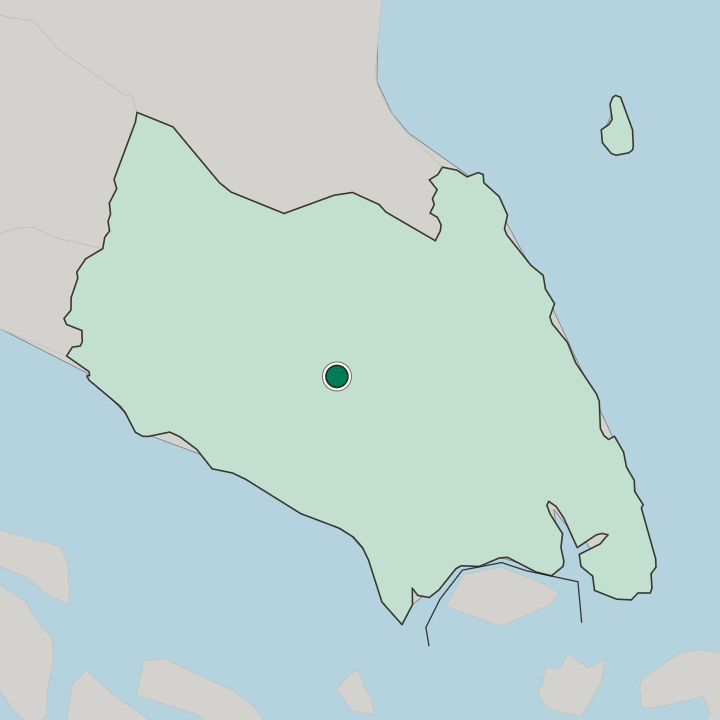 Map showing Kluang — In Johor