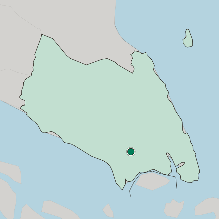 Map showing Kulai — In Johor