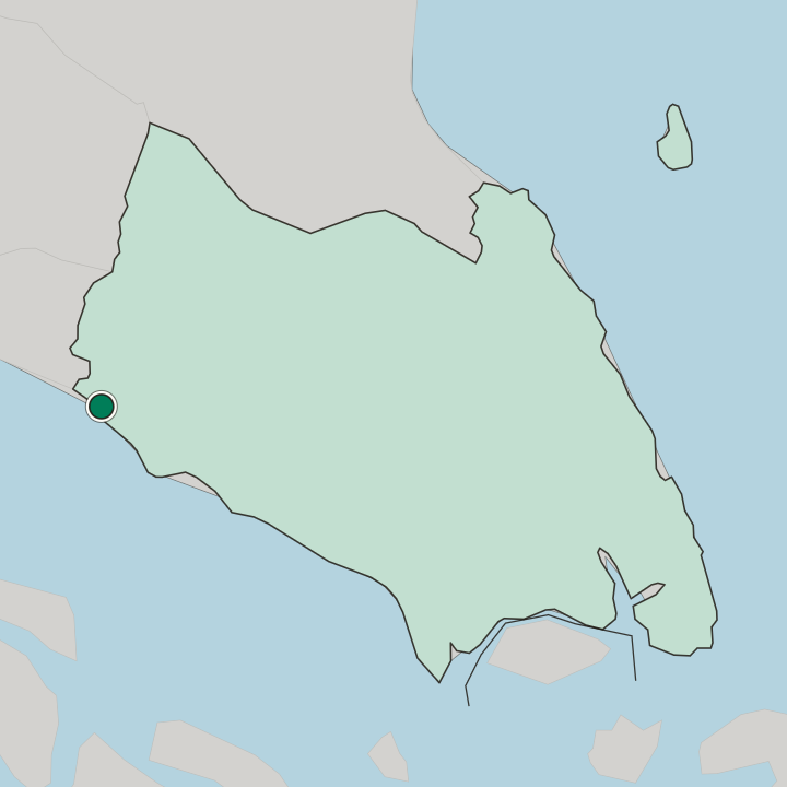 Map showing Muar — In Johor