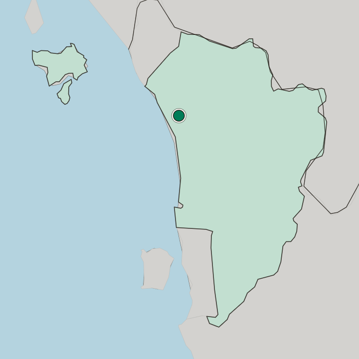 Map showing Alor Setar — In Kedah