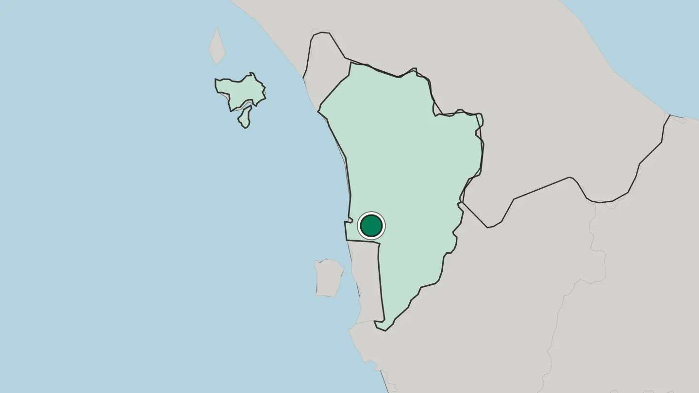 Map of Sungai Petani in Malaysia