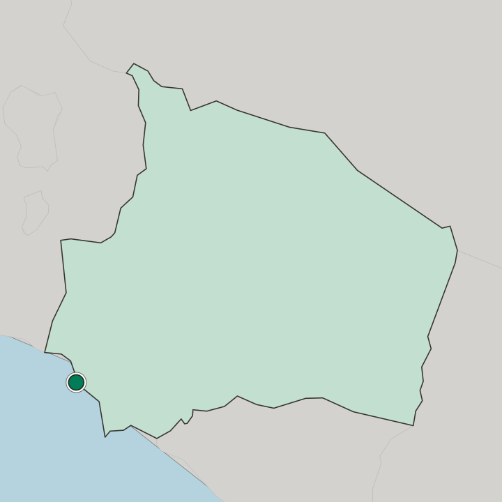 Map showing Port Dickson — In Negeri Sembilan