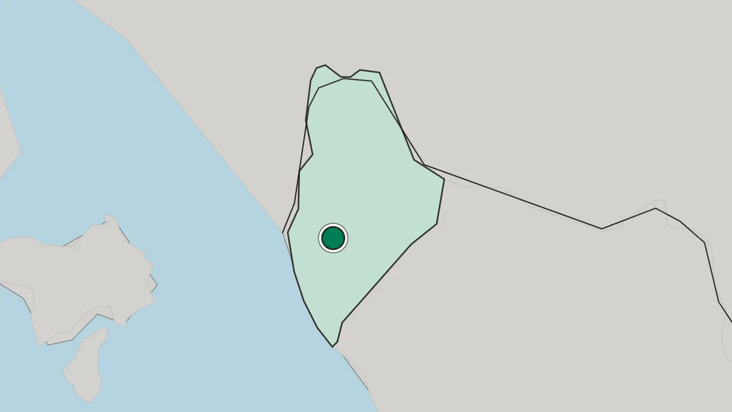 Map of Kangar in Malaysia