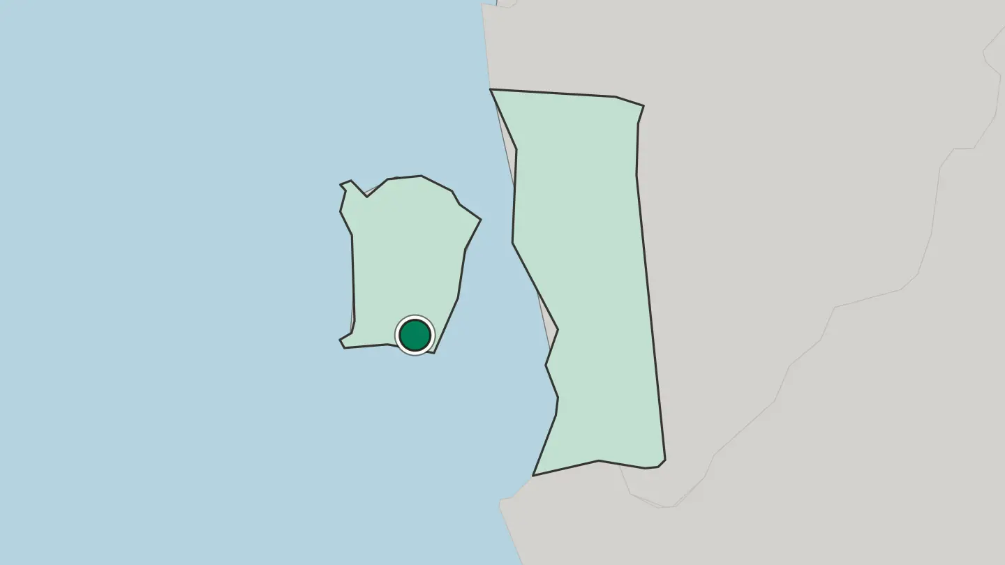 Map of Bayan Lepas in Malaysia