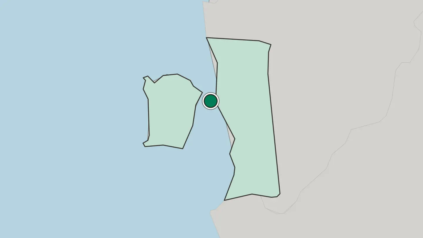 Map of Butterworth in Malaysia