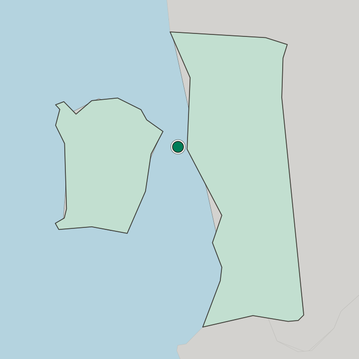 Map showing Butterworth — In Pulau Pinang