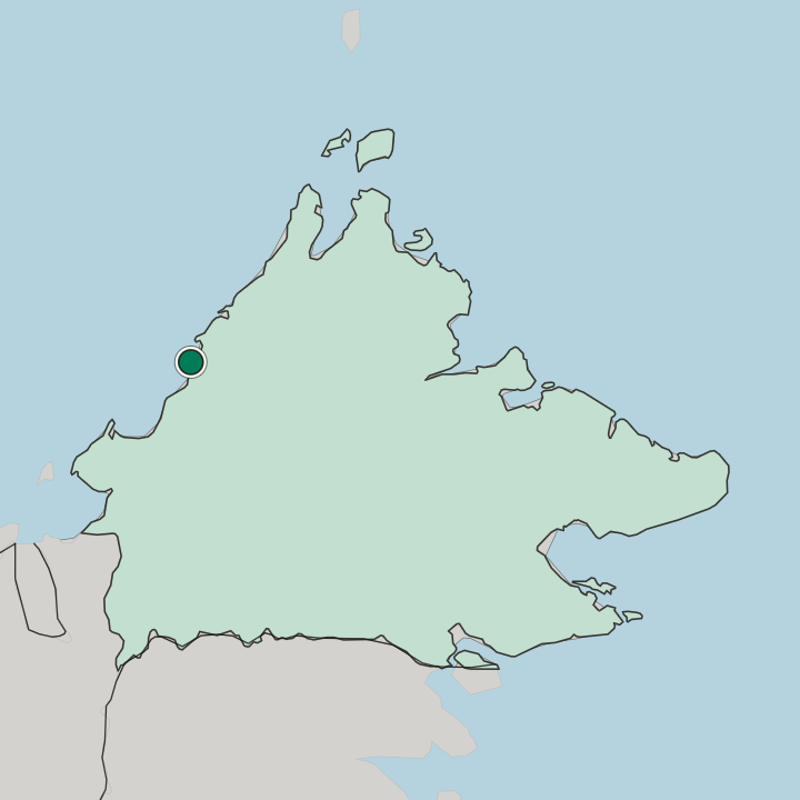 Map showing Kota Kinabalu — In Sabah