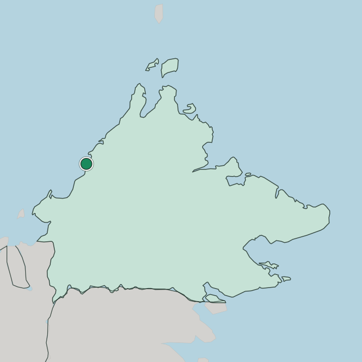 Map showing Kota Kinabalu — In Sabah