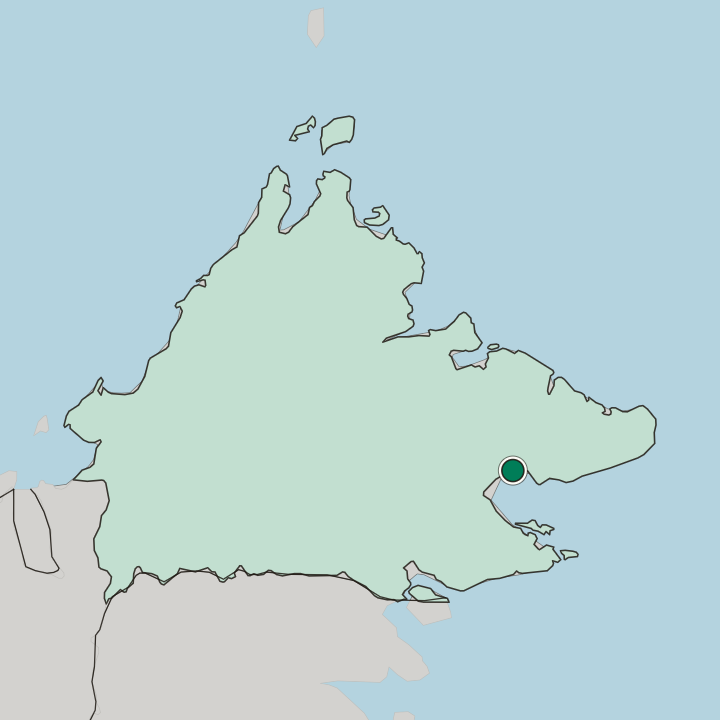 Map showing Lahad Datu — In Sabah