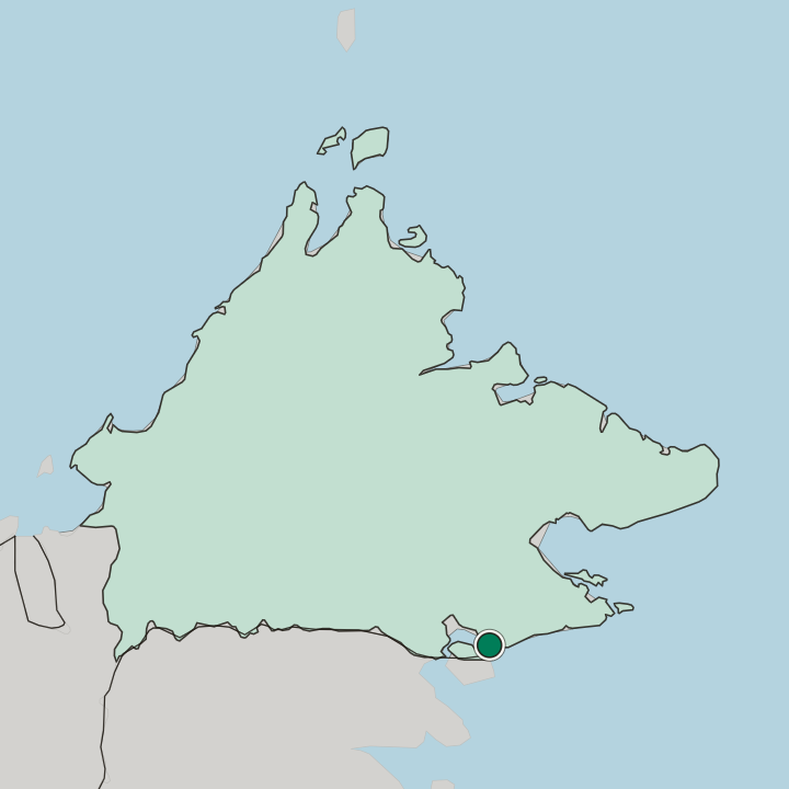 Map showing Tawau — In Sabah
