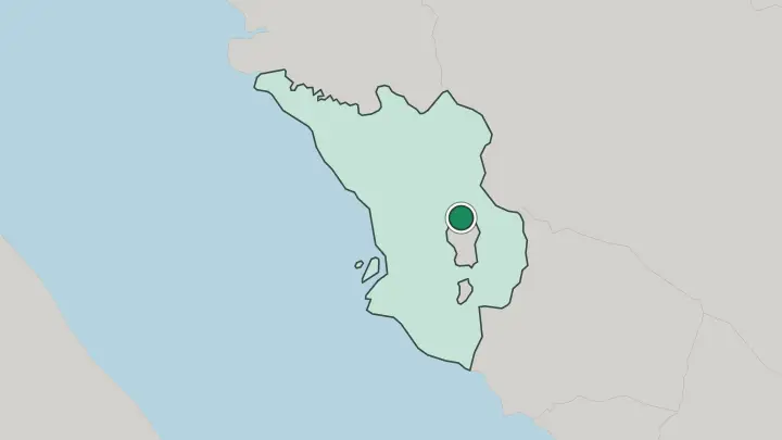 Map of Batu Caves in Malaysia