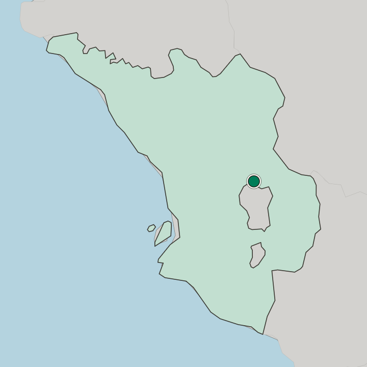 Map showing Batu Caves — In Selangor