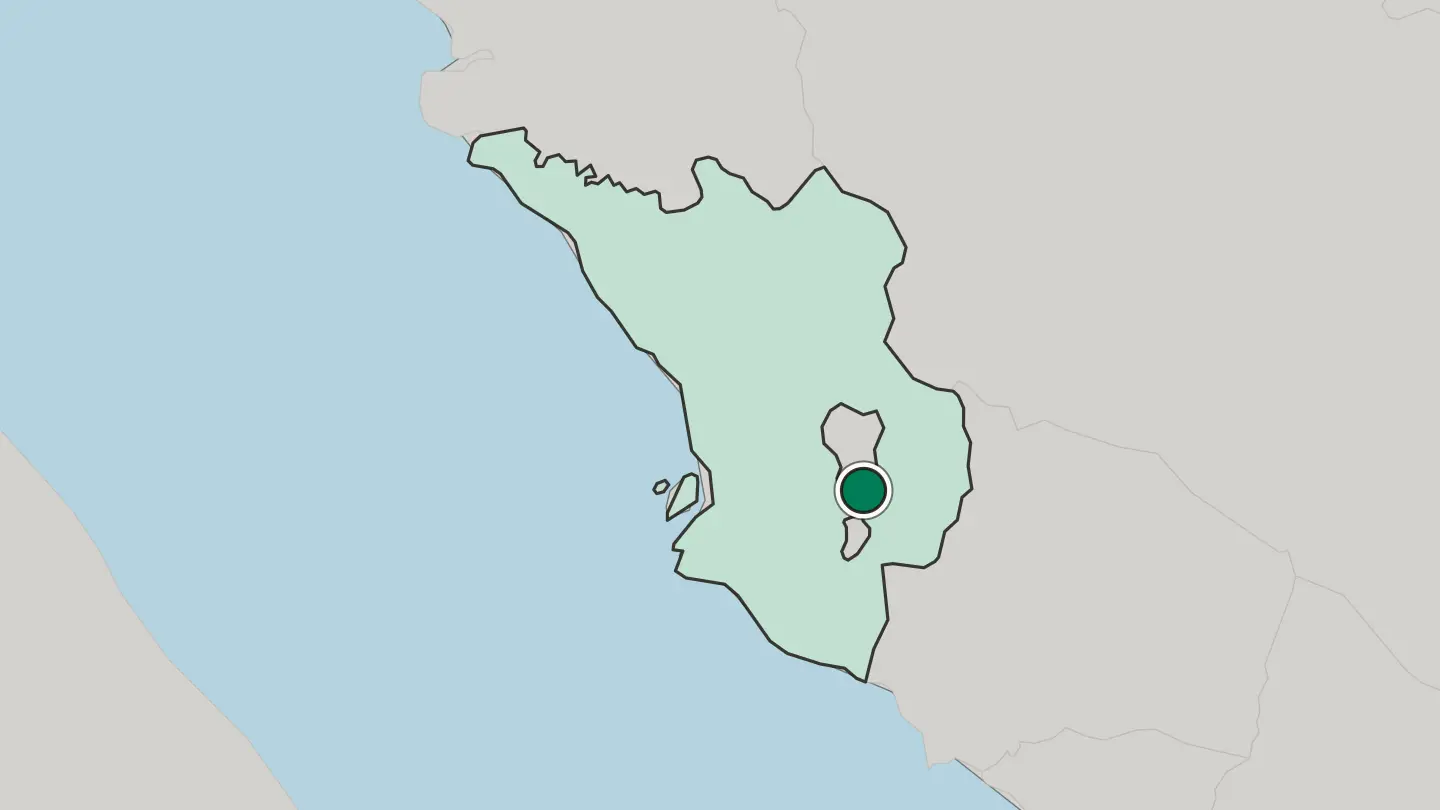Map of Seri Kembangan in Malaysia