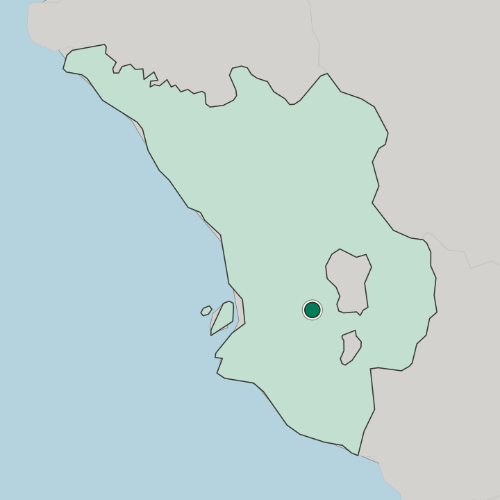 Map showing Subang Jaya — In Selangor