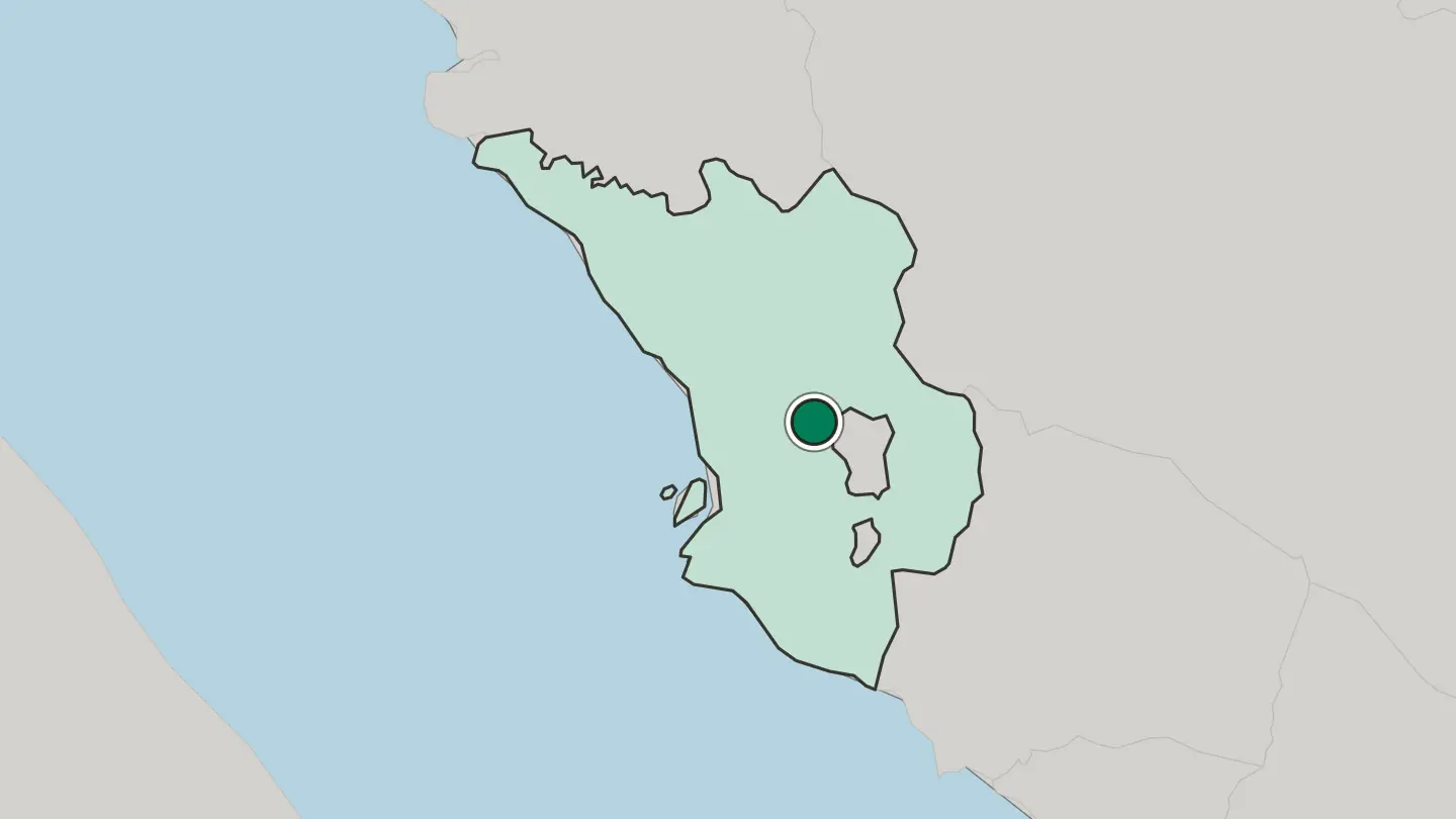 Map of Sungai Buloh in Malaysia