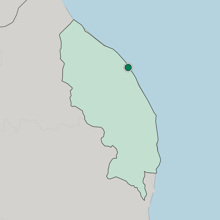 Map showing Kuala Terengganu — In Terengganu