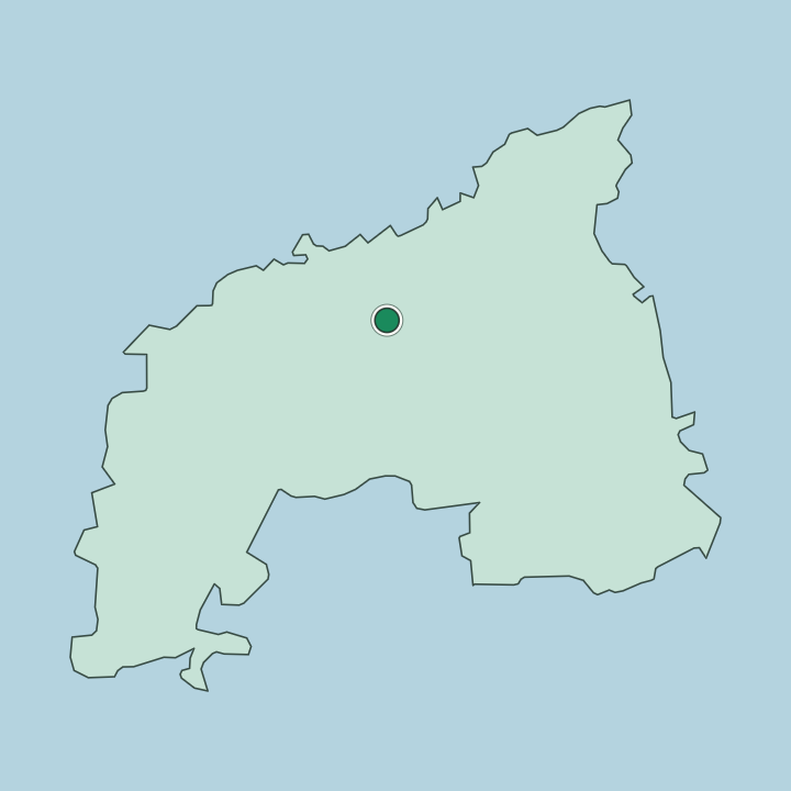 Map showing Windhoek — In Khomas